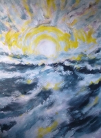 SONNE ÜBER MEER VI<br>Öl auf Nessel 200 x 150 cm<br>WV 12-25 197_12-25.jpg